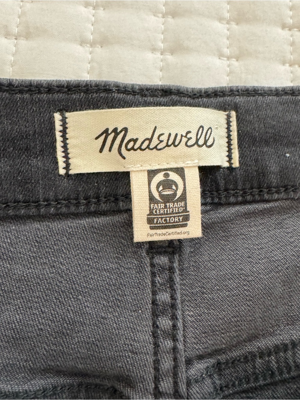 MADEWELL Flared Wide-Leg High-Rise Jeans 29” Black Wash - Picture 7 of 14